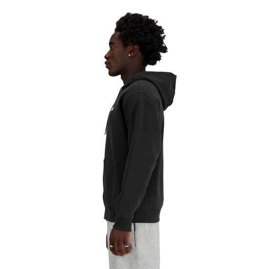 New Balance Stacked Logo French Terry Full Zip Hoodie